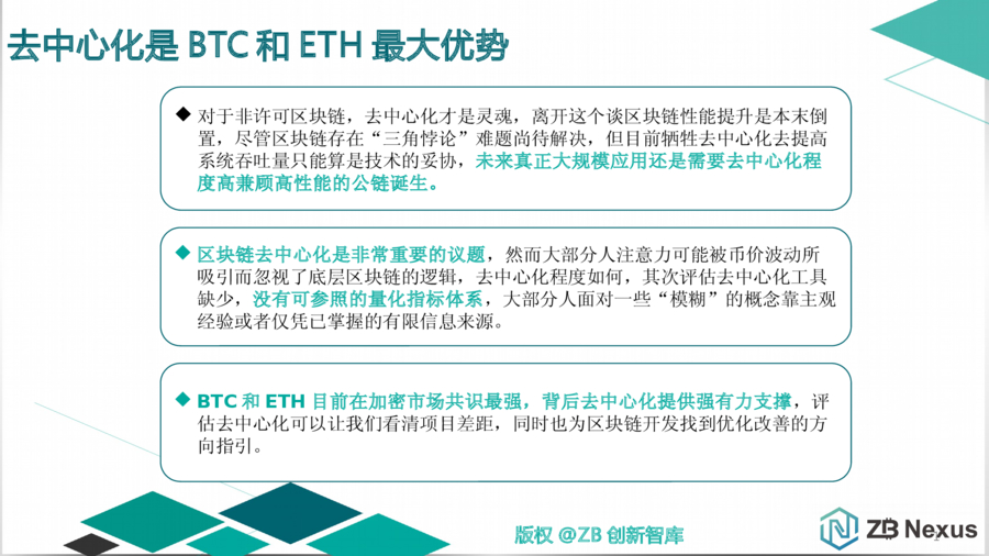 主流公链去中心化程度量化分析