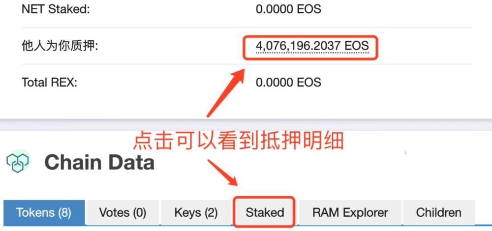 教程 | 如何查看一个EOS账户的抵押资源明细