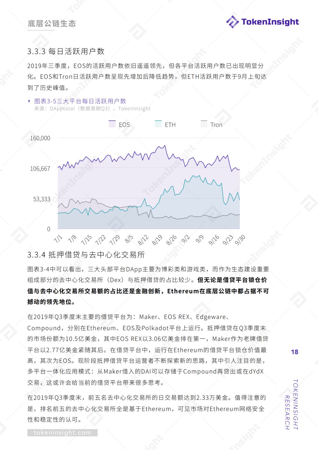 报告：2019Q3底层公链行业报告暨评级结果更新