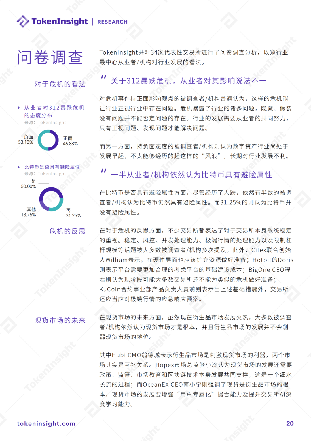 2020 Q1数字资产现货交易所行业研究报告暨评级更新