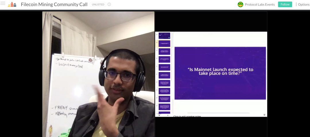 Filecoin矿工社区会议丨主网将按时启动，100万FIL奖励角逐即将开始