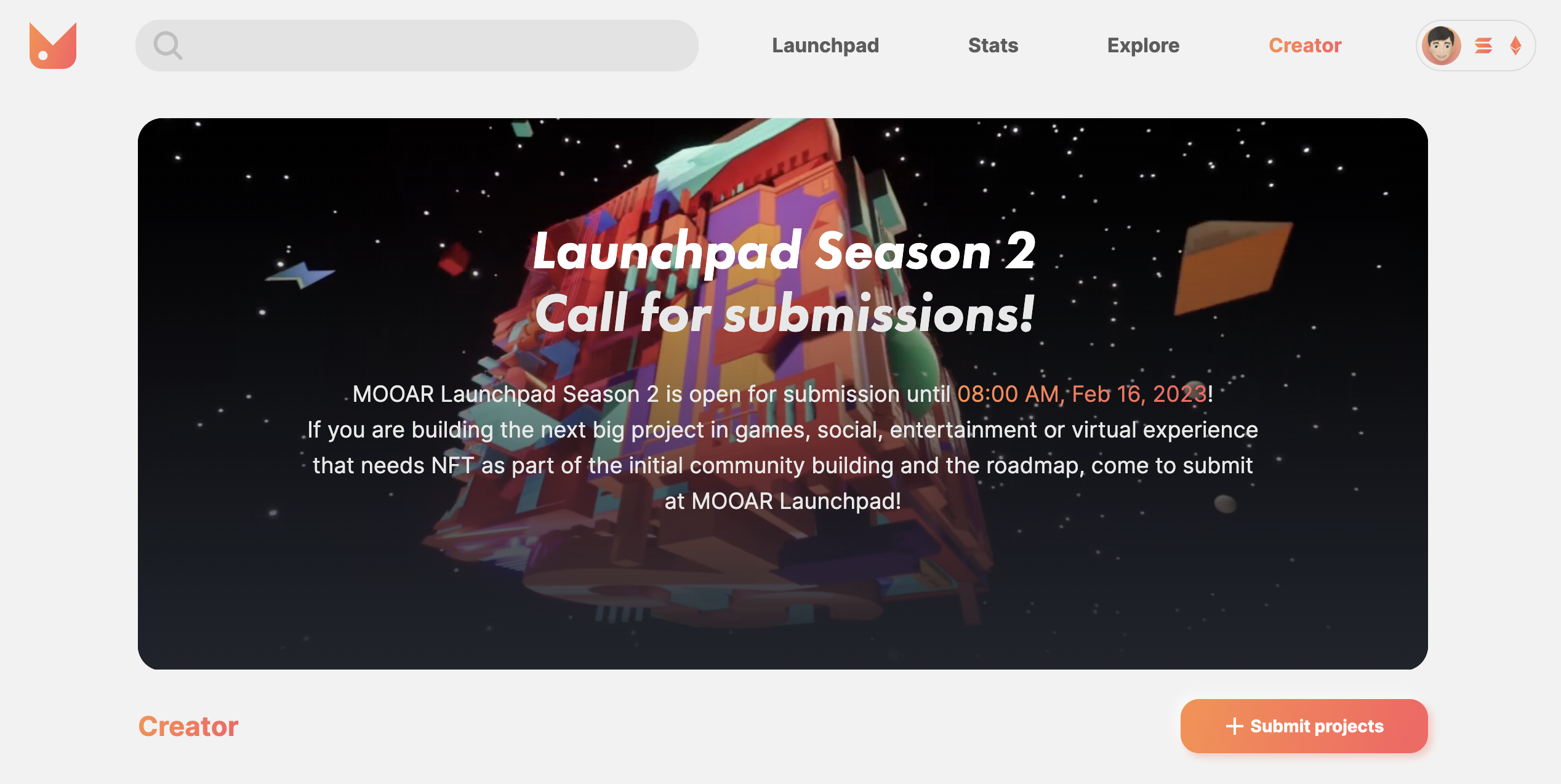 MOOAR Launchpad第2期来袭，能从这发现下一个STEPN吗