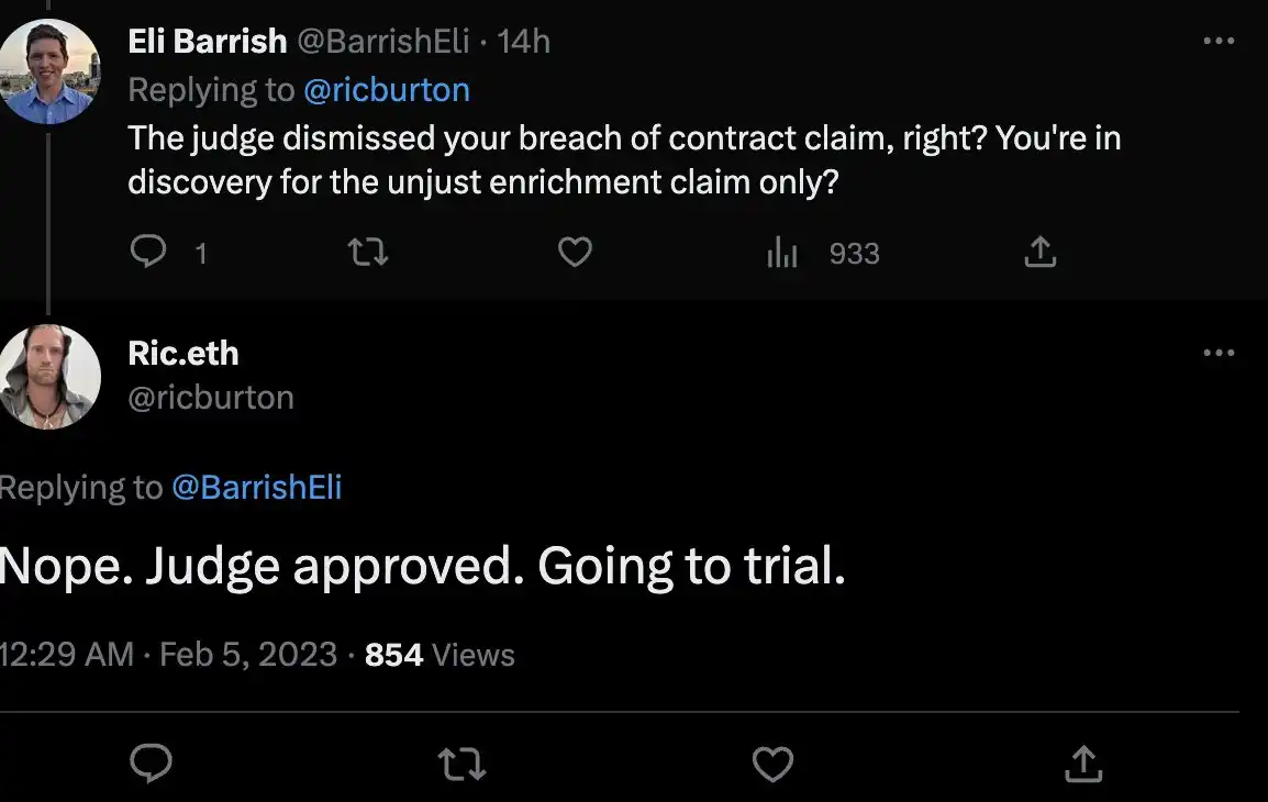 Uniswap 早期支持者和创始人 Hayden 因钱「开撕」，到底谁在说谎？